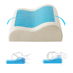 Almohada Cervical con gel / Funda bambú